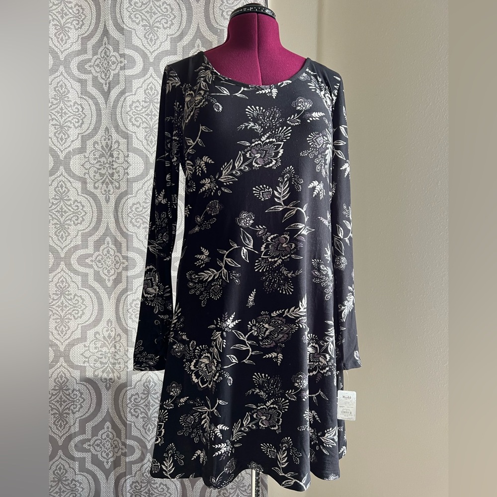 Black Floral Dress